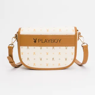 【PLAYBOY】馬鞍包 Dynamic系列(米色)
