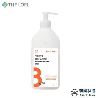 【THE LOEL】天然洗潔精 400ml(適用於鍋具/餐具/水果蔬菜清洗等)