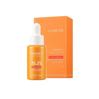 【蘭芝 官方直營】維他命C淨膚精華安瓶 10g(LANEIGE 最高濃度15.2%純維他命C 美白精華)