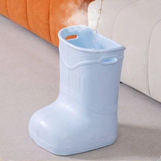 【Quality 聚家】雨靴造型泡腳桶兩側鏤空提手設計 家用舒適足浴桶易收納(泡腳桶/足浴鞋靴/保溫足浴桶/浴盆)