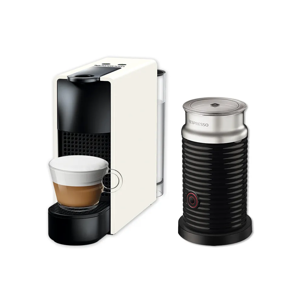Nespresso】膠囊咖啡機Essenza Mini 奶泡機組合_多色任選送禮入厝全
