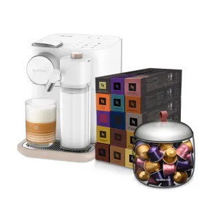 【Nespresso】膠囊咖啡機 Gran Lattissima 雲萃機_清新白 奶泡機 全自動咖啡機(探索禮盒150顆迎新會員組)