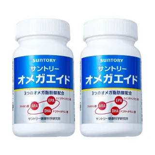 【Suntory 三得利官方直營】益思健 180顆x2罐組(Omega 3 DHA EPA☆、Omega 6 ARA、蝦紅素 觀察敏銳)