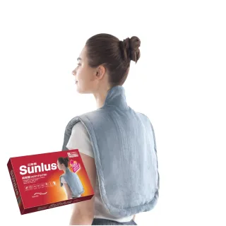 【Sunlus三樂事 官方直營】頸肩雙用柔毛熱敷墊SP1305(升級款)