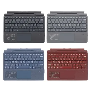 SF-2089D Surface Pro 8/9/X/10/11 七彩背光輕薄藍芽鍵盤 美國博通藍芽晶片(繁體/台灣雙認證)