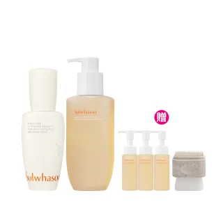 【雪花秀】官方直營 潤燥潔顏保養明星組(Sulwhasoo 潤燥精華60ml+淨透保濕潔顏泡沫200ml)