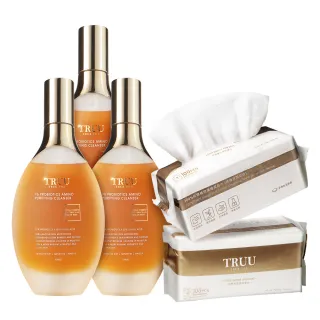 【TRUU 童】76酵母胺基酸淨膚潔顏露三入(胺基酸/水楊酸任選)送100%純棉潔膚巾2包