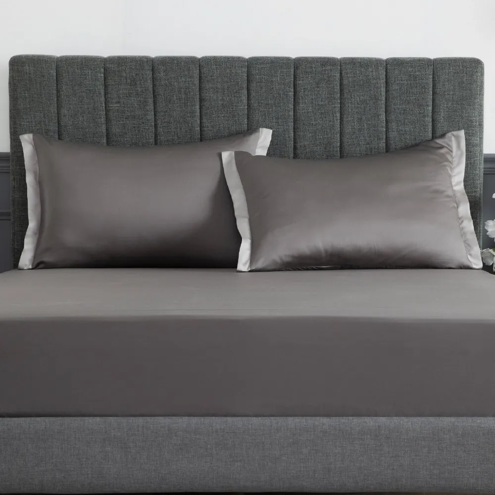 【WEDGWOOD】100%天絲簡約素色 床包枕套三件組(特大任選｜80支350織)