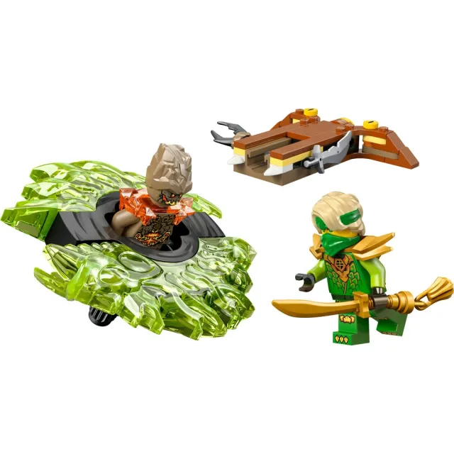 【LEGO 樂高】旋風忍者系列 71850 勞埃德大戰大地怪陀螺(陀螺玩具 忍者遊戲 積木 兒童玩具)