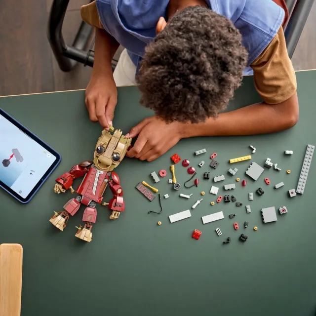 【LEGO 樂高】漫威超級英雄系列 76341 破壞者連身褲版格魯特(星際異攻隊 Marvel 積木 玩具)