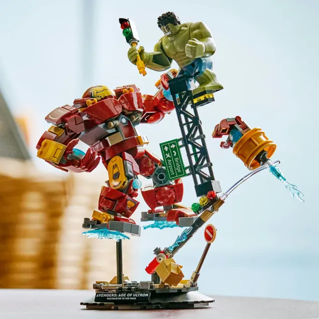 【LEGO 樂高】漫威超級英雄系列 76343 史詩級對決：浩克毀滅者 vs. 浩克(Marvel 奧創紀元 積木 玩具)