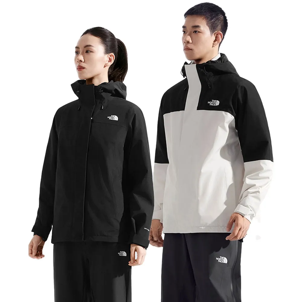 【The North Face 官方旗艦】中性款防水透氣抓絨內裡三合一外套(多款任選)