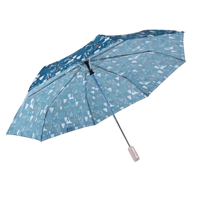 【rainstory】白熊森林 抗UV雙人自動傘 多色
