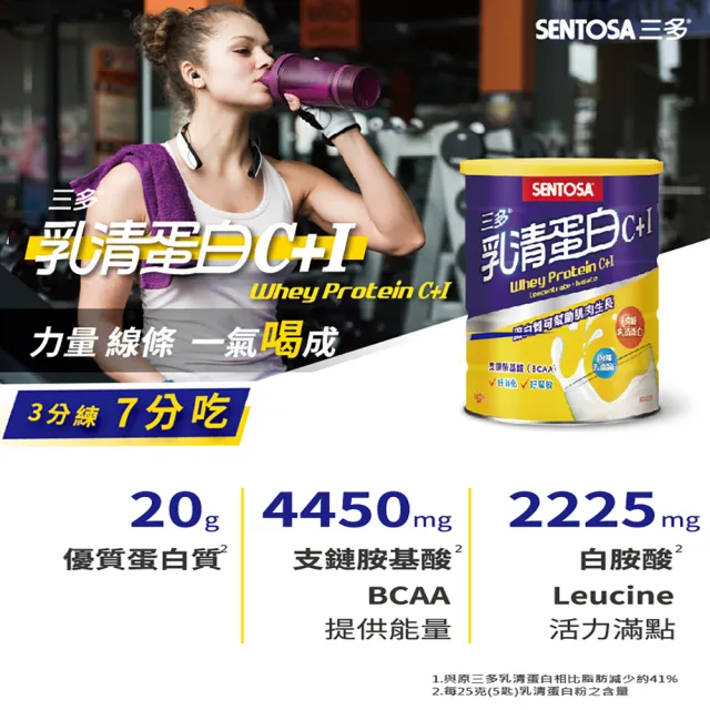 【SENTOSA 三多】乳清蛋白C+I  4入組(共2000g)