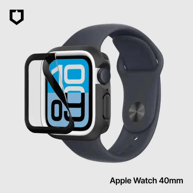 【RHINOSHIELD 犀牛盾】Apple Watch 4-6代/SE1-3  40/44mm 壯撞貼螢幕保護貼