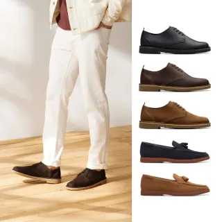 【Clarks】英倫風男鞋 皮鞋/正裝鞋/休閒鞋/德比鞋/樂福鞋(網路獨家限定)