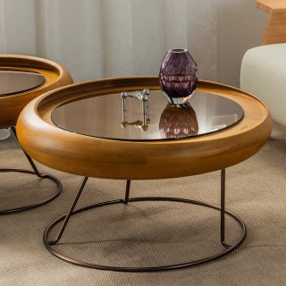 【有情門】STRAUSS 卡布奇諾茶几-大/古銅金(製作期2-3週/實木/MIT/邊桌/床邊桌/茶几)