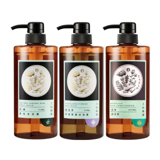 【tsaio 上山採藥】五星級飯店沐浴600ml-任3入(艾草、茶樹、露珠草-精油沐浴)