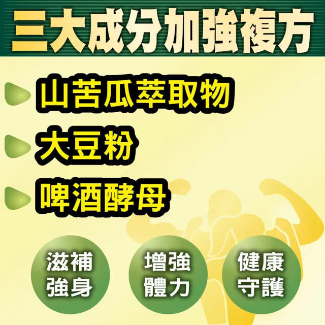 【RELIVE】山苦瓜穩糖胜肽 6瓶組(30顆/瓶 主任醫師推薦-山苦瓜萃取物 啤酒酵母 買3送3)