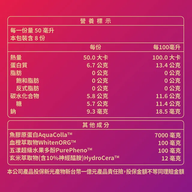 【大研生醫】超美研膠原蛋白飲x2入(8包/盒)