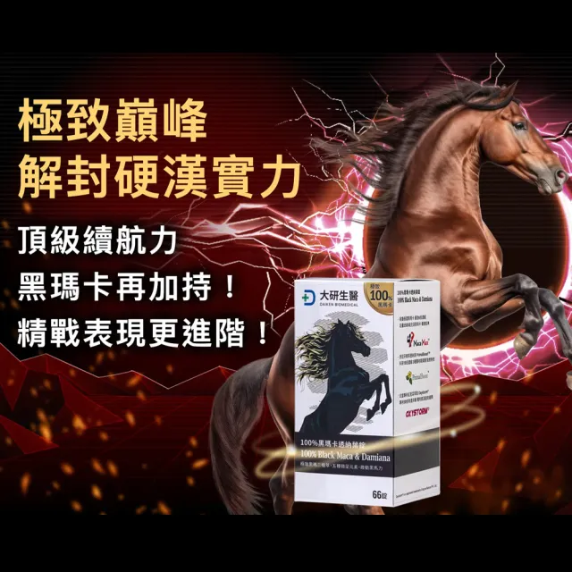 【大研生醫】100％黑瑪卡透納葉錠x3入(66錠/盒)