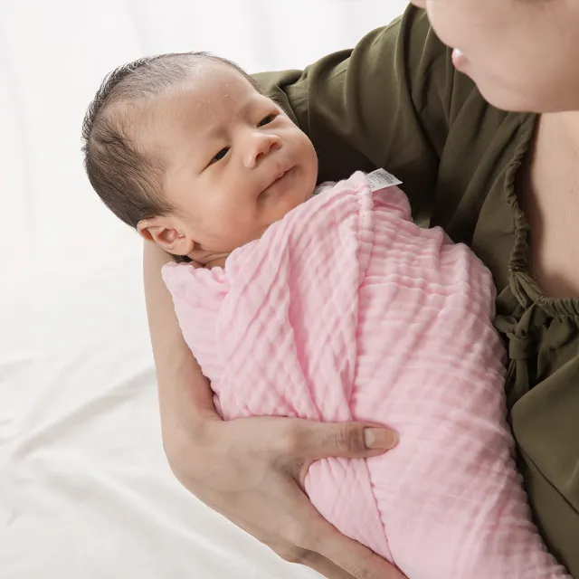 【L’Ange棉之境】3層純棉紗布包巾/蓋毯 90x90cm 2入組(多款可選)