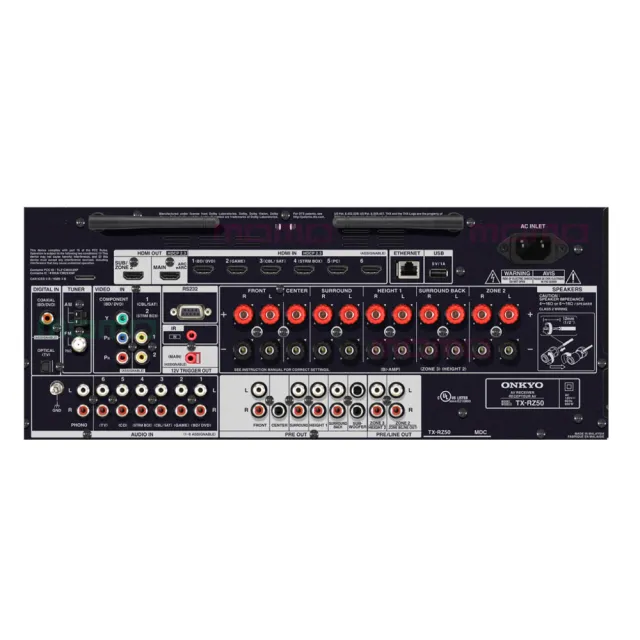 【ONKYO】TX-RZ50 9.2聲道AV 環繞擴大機/Dirac Live/釪環公司貨/保固1年
