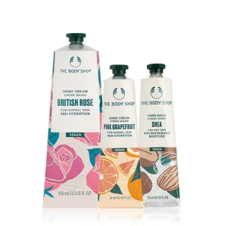 【THE BODY SHOP 美體小舖】果香手霜滋養組(護手霜100ML+護手霜30ML*2)