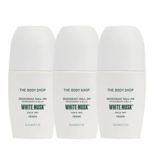 【THE BODY SHOP 美體小舖】白麝香清新體香組(50ML*3)