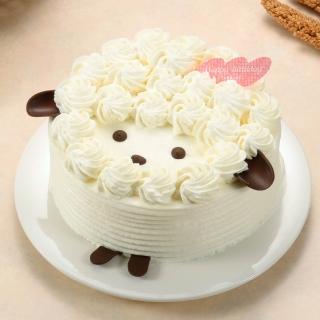 【亞尼克果子工房】生日蛋糕-羊莓咩6吋(以北海道奶霜堆疊出呆萌療癒的羊咩咩造型)