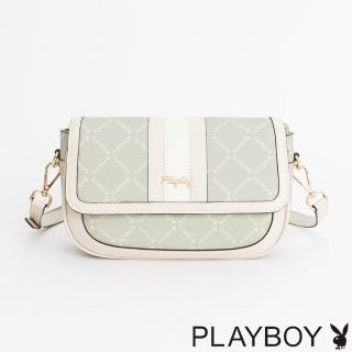 【PLAYBOY】斜揹包 Lucky Bunny系列(綠色)