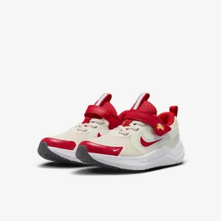 【NIKE 耐吉】運動鞋 跑步鞋 中大童鞋 NIKE COSMIC RUNNER PSV CYN 魔鬼氈 馬年 支撐 白紅(IQ1141161)