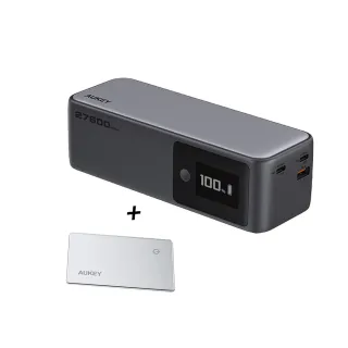 【AUKEY】定位卡組★PB-Y63 27600mAh 140W PD快充 筆電行動電源(極大容量 疾速快充)