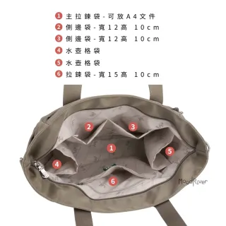 【MoodRiver】時尚輕奢 手提包 斜背包 側背包 單肩包 托特包 文件袋 手提袋 肩背包 防潑水 多口袋 斜挎包