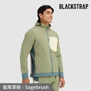 【BlackStrap】男 Tribrid Grid Fleece 撥水動態保暖連帽外套/鼠尾草綠Sagebrush/S-L(胸前口袋/透氣/保暖)