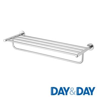 【DAY&DAY】極簡工業風 不鏽鋼浴室壁掛收納架 亮面(本商品不含安裝)