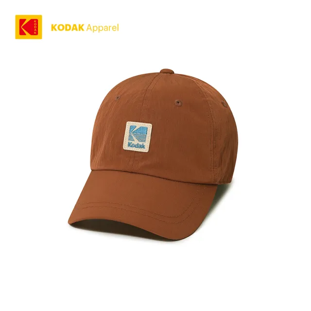 【Kodak Apparel】柯達 ESSENTIAL 藍標棒球帽 棕(K5343LCP32)