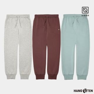 【Hang Ten】女裝-恆溫多功能-JOGGER FIT空氣層抗菌除臭鬆緊抽繩束口褲(多色選)