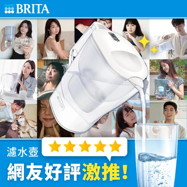 【BRITA】官方直營 Aluna XL愛奴娜濾水壺+MXPRO去水垢12入濾芯(共1壺13芯)