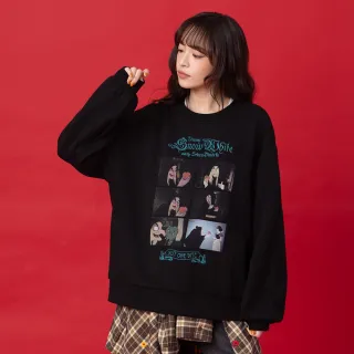 【gozo】迪士尼系列 巫婆毒蘋果計畫彎刀袖大學T(兩色)