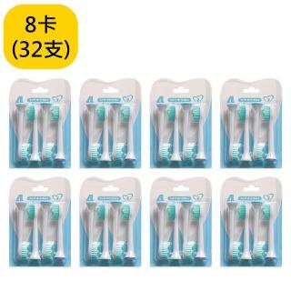 【Philips 飛利浦】副廠溫和清潔刷頭相容HX3689全系列都可以通用8入(CMEYH728)