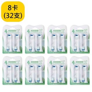 【Philips 飛利浦】副廠 深層清潔刷頭相容HX3689全系列都可以通用(8卡CMEYH732)