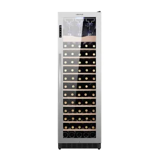 【Laptinc 拉普蒂尼】270L不銹鋼酒櫃 恒溫紅酒櫃(冷藏冰箱 葡萄酒櫃 紅酒櫃 冷藏櫃)
