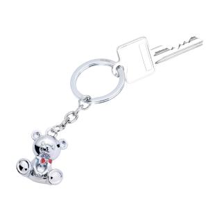 【Troika】泰迪熊鑰匙圈 3D Teddy Bear Charm in Chrome(背包吊飾 禮物推薦)