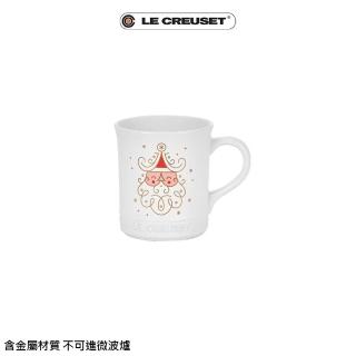 【Le Creuset】瓷器歡樂耶誕馬克杯400ml(老公公)