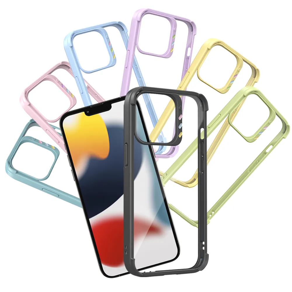 【JTLEGEND】for iPhone 13 Pro Max 6.7 QCam軍規防摔保護殼附鏡頭防護圈