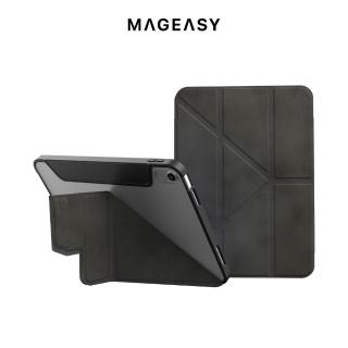 【MAGEASY】iPad 10代 10.9吋 多角度支架透明保護套 VIVAZ(支援最新2025 iPad 11吋 (A16))