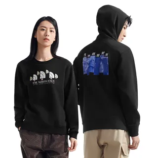 【The North Face 官方旗艦】中性款LOGO大學T/帽T(多款任選)