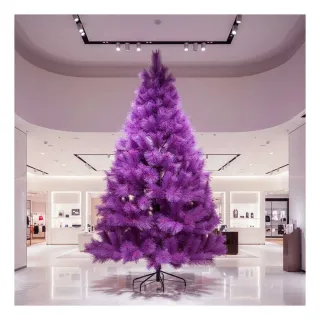 【摩達客】耶誕-台灣製15尺/15呎-450cm特級紫色松針葉聖誕樹-裸樹(不含飾品/不含燈/本島免運費)