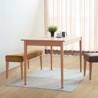 【有情門】STRAUSS Lab 端端餐桌 寬120/高75(製作期為2-3週工作天/實木/MIT/工作桌/書桌)